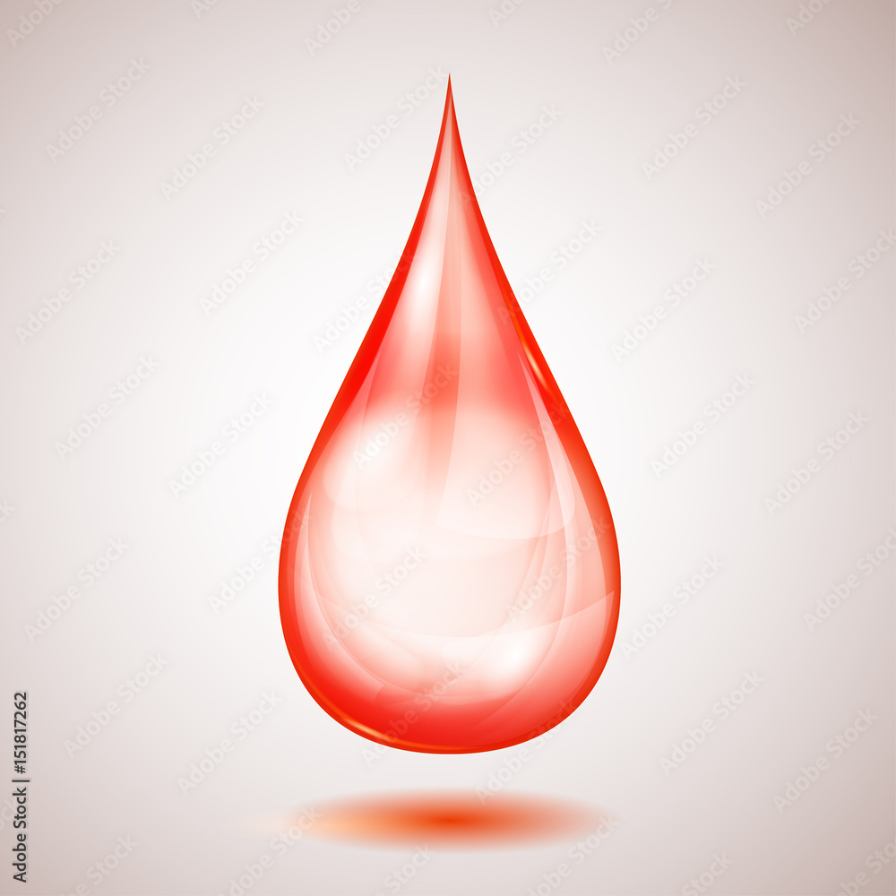 Obraz premium One big red drop