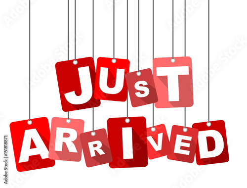 Red vector flat design background just arrived. It is well adapted for web design.