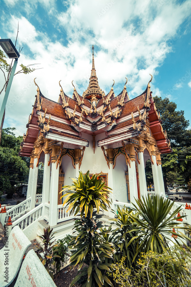 Thai temple. Wat Get Ho Temple, Anuphat Kritdaram Phuket, Thailand.