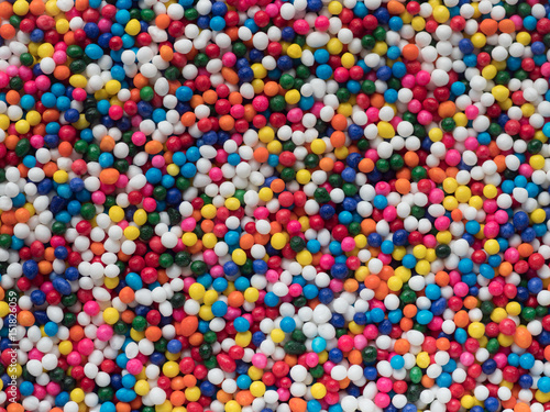 Colorful Nonpareils for baking background