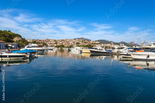The island of Sardinia, Italy. Boats and yachts in Porto Rotondo © Valery Rokhin