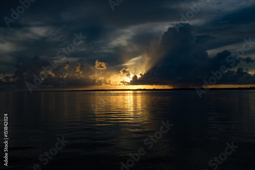 Storm Clouds at Sunset, Navarre Beach Florida