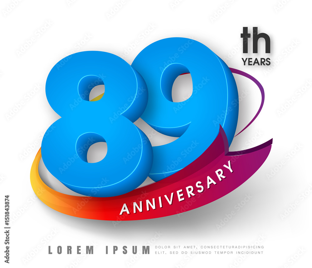 Obraz premium Anniversary emblems template design