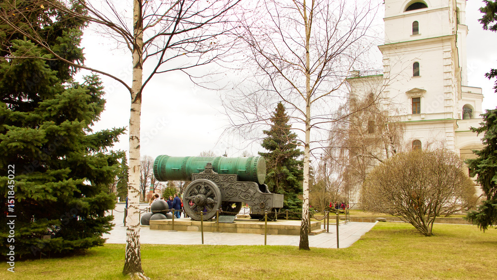 Tsar cannon, in the Kremlin.