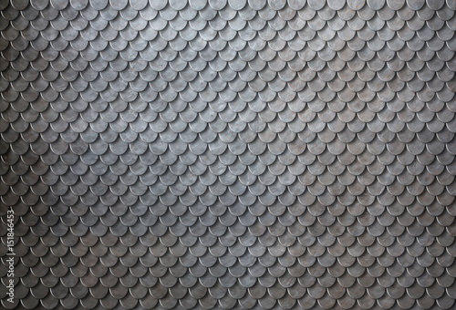 Photos Rusty metal scales armor background 3d illustration