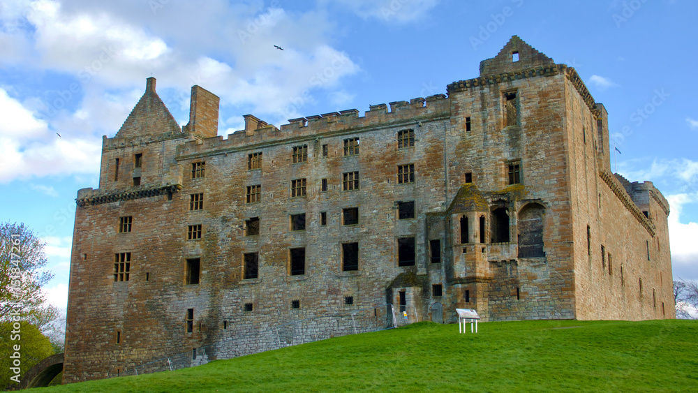 Linlithgow Palace near Edinburgh in Scotland.