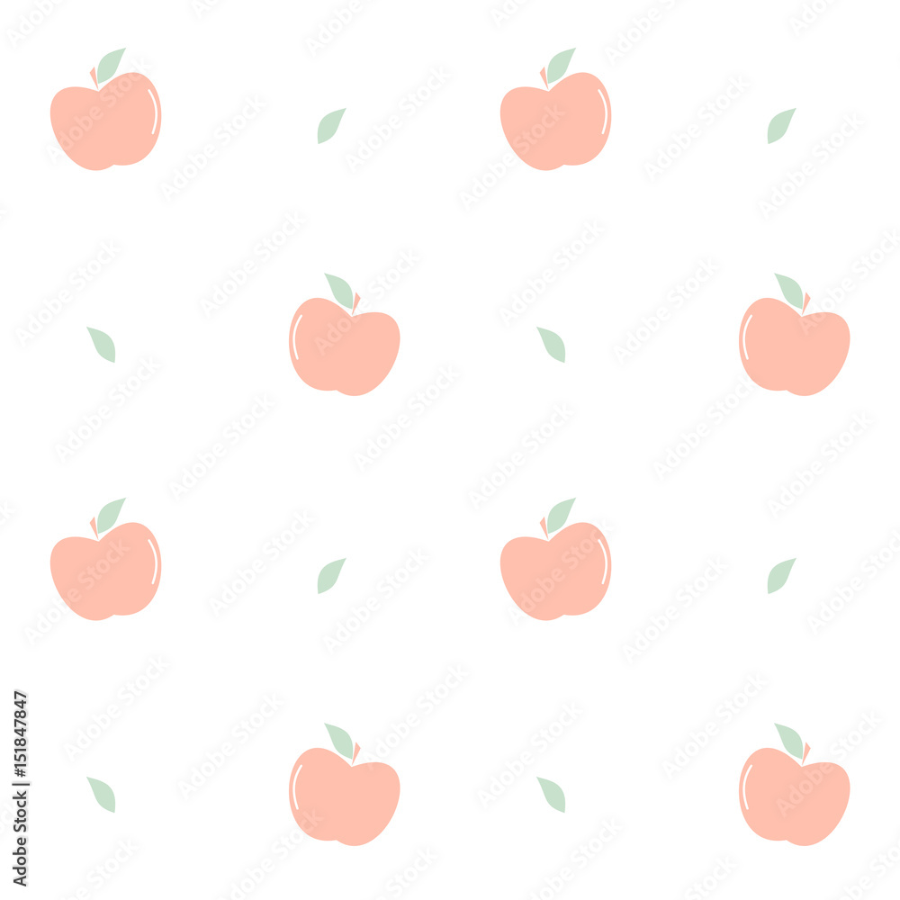cute lovely pastel pink apples seamless vector pattern background illustration
cute lovely pastel pink apples seamless vector pattern background illustration