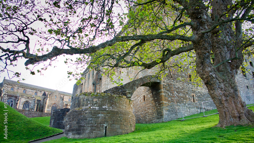 Linlithgow Palace near Edinburgh in Scotland. Linlithgow Palace near Edinburgh in Scotland.