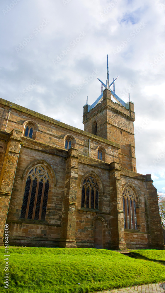 Linlithgow Palace near Edinburgh in Scotland.
