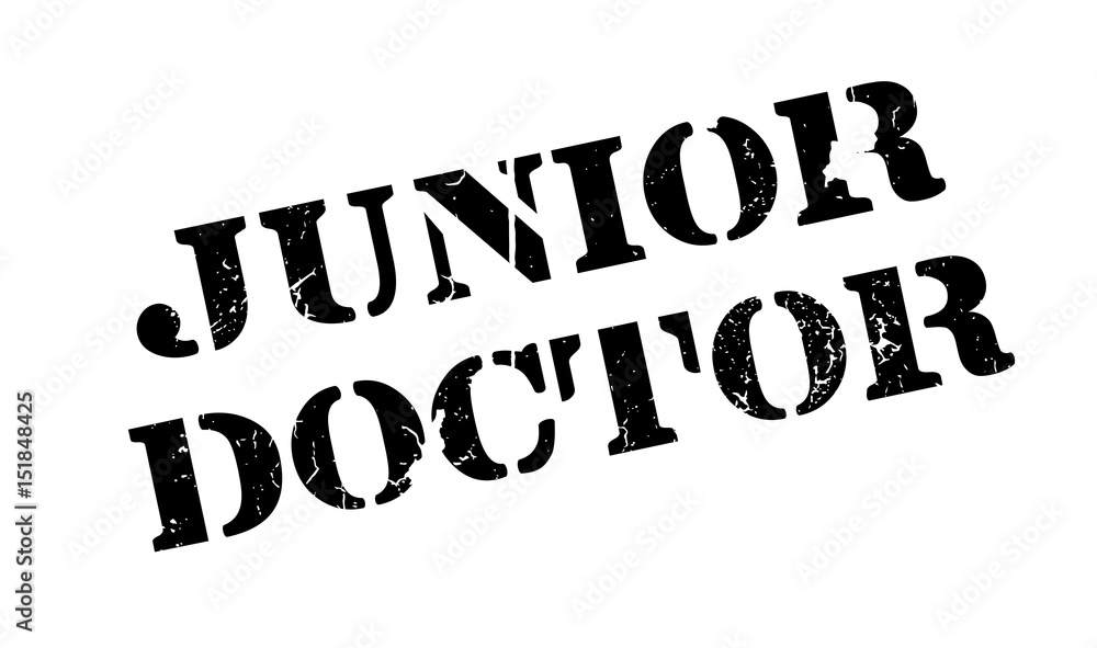 Junior Doctor rubber stamp. Grunge design with dust scratches. Effects can be easily removed for a clean, crisp look. Color is easily changed. Junior Doctor rubber stamp. Grunge design with dust scratches. Effects can be easily removed for a clean, crisp look. Color is easily changed.