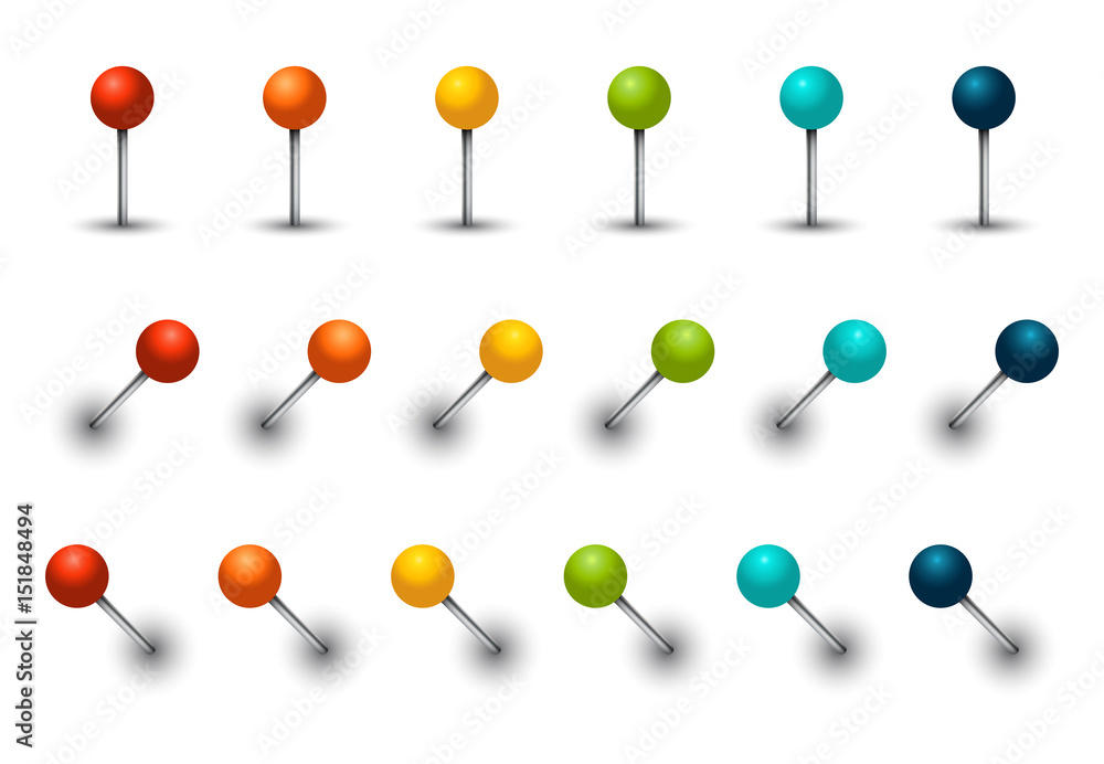 Fotografija Vector set of map pointers.