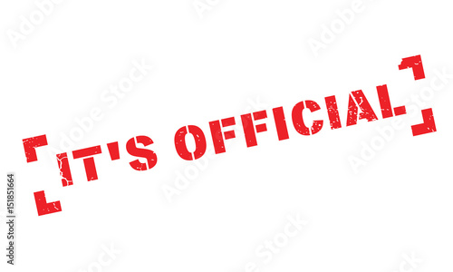 It s Official rubber stamp. Grunge design with dust scratches. Effects can be easily removed for a clean, crisp look. Color is easily changed.