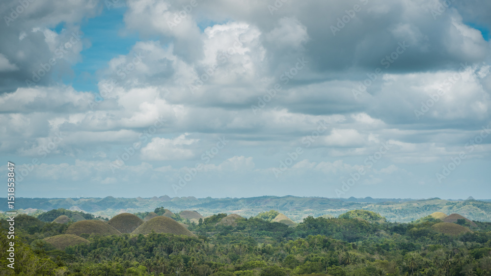 Chocolate Hills, hills that look like chocolate candies