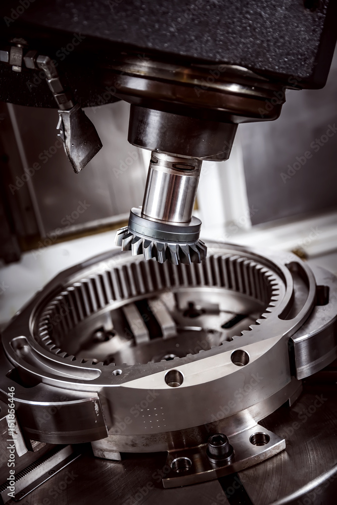 Metalworking CNC milling machine. Metalworking CNC milling machine.
