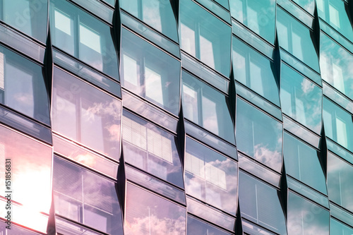 abstract business background - glass facade