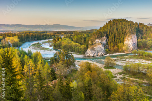 Beautiful river landscape