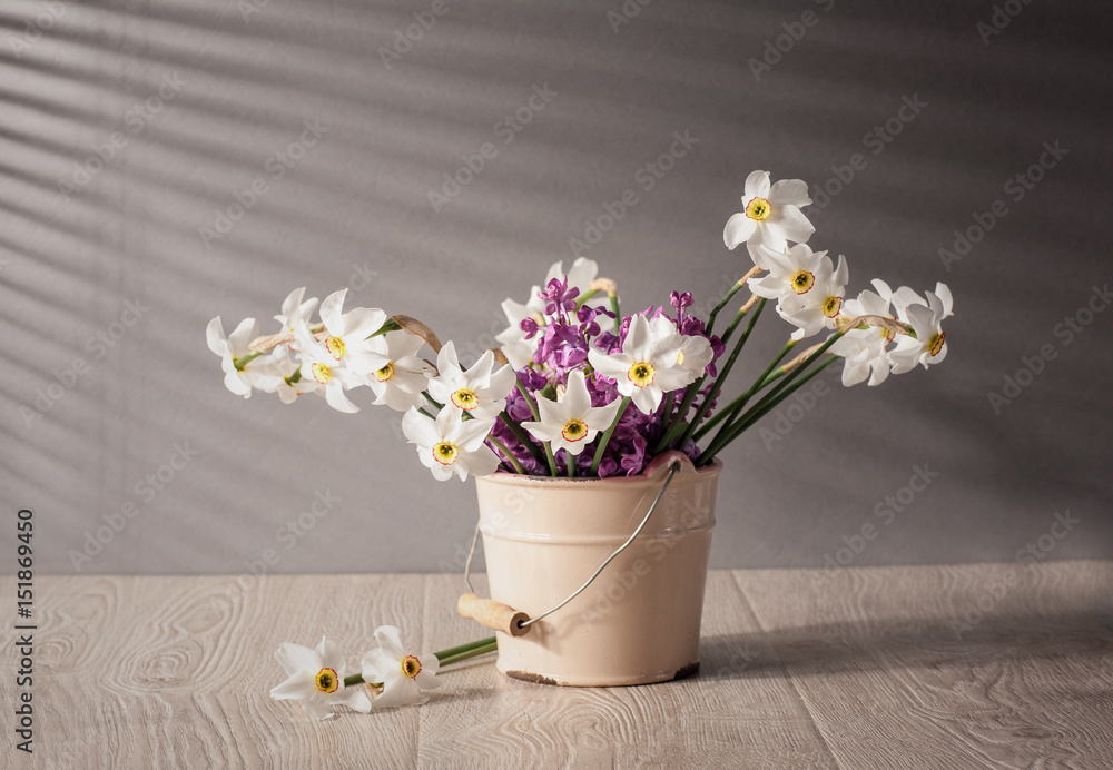 Still life with daffodils