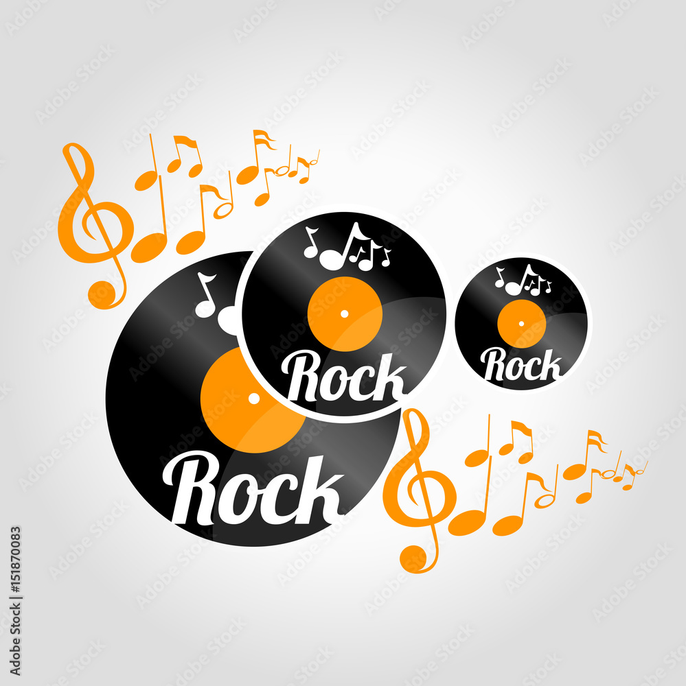 Obraz premium Rock music