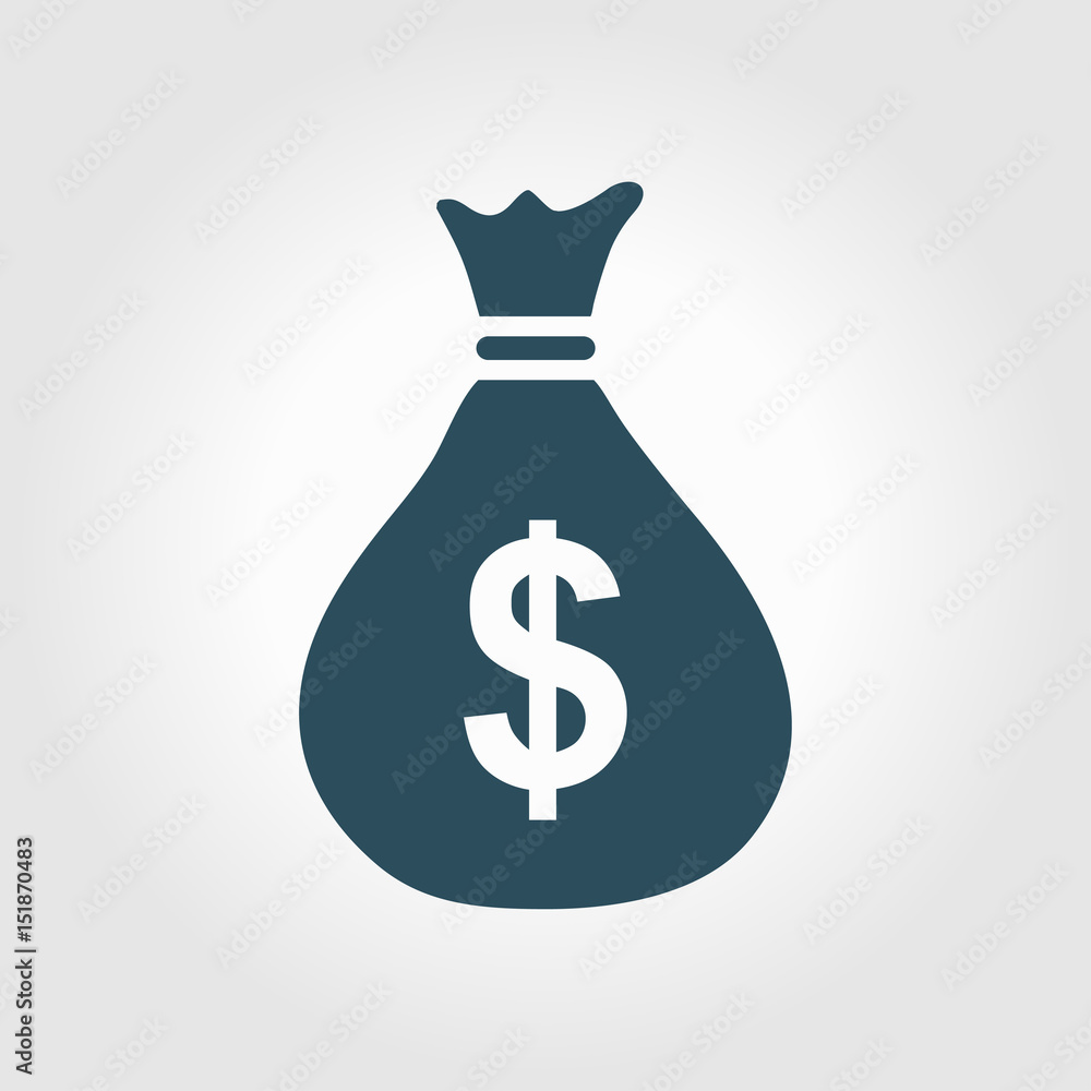 Dollar USD currency symbol. Flat design style. Dollar USD currency symbol. Flat design style.