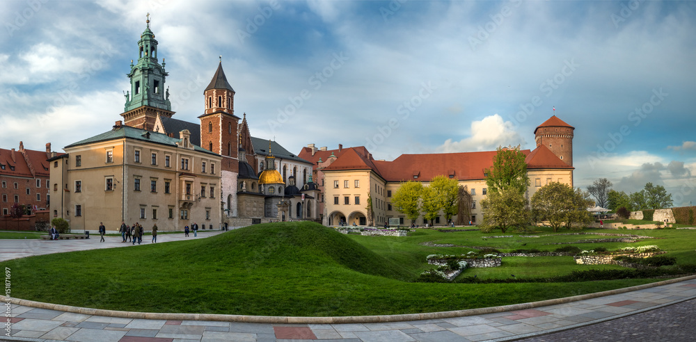 Krakow king castle wawel