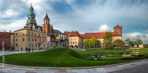Krakow king castle wawel