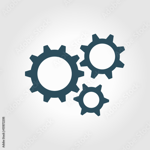 Gear icon. The development and management of business processes.