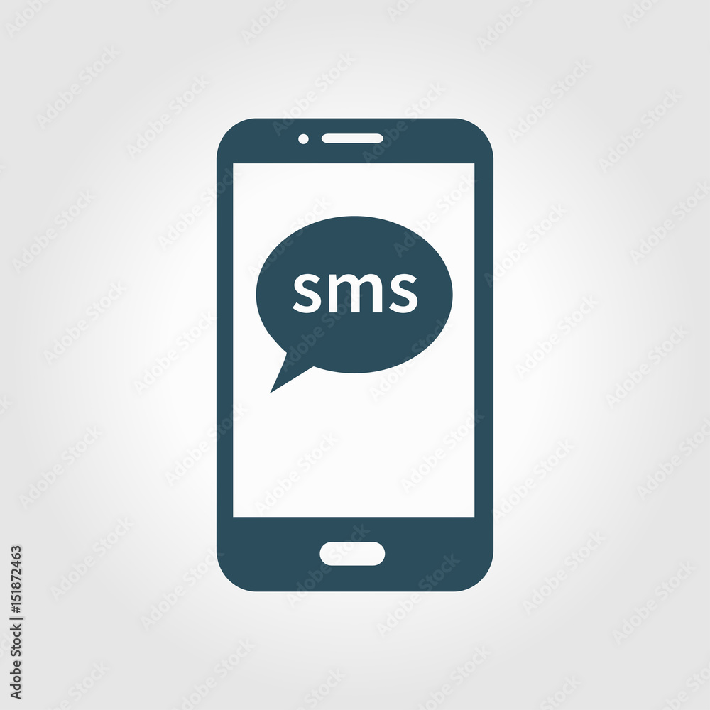 Smartphone email or sms icon. Mobile mail sign symbol. Smartphone email or sms icon. Mobile mail sign symbol.