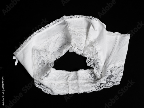 White lace underpants