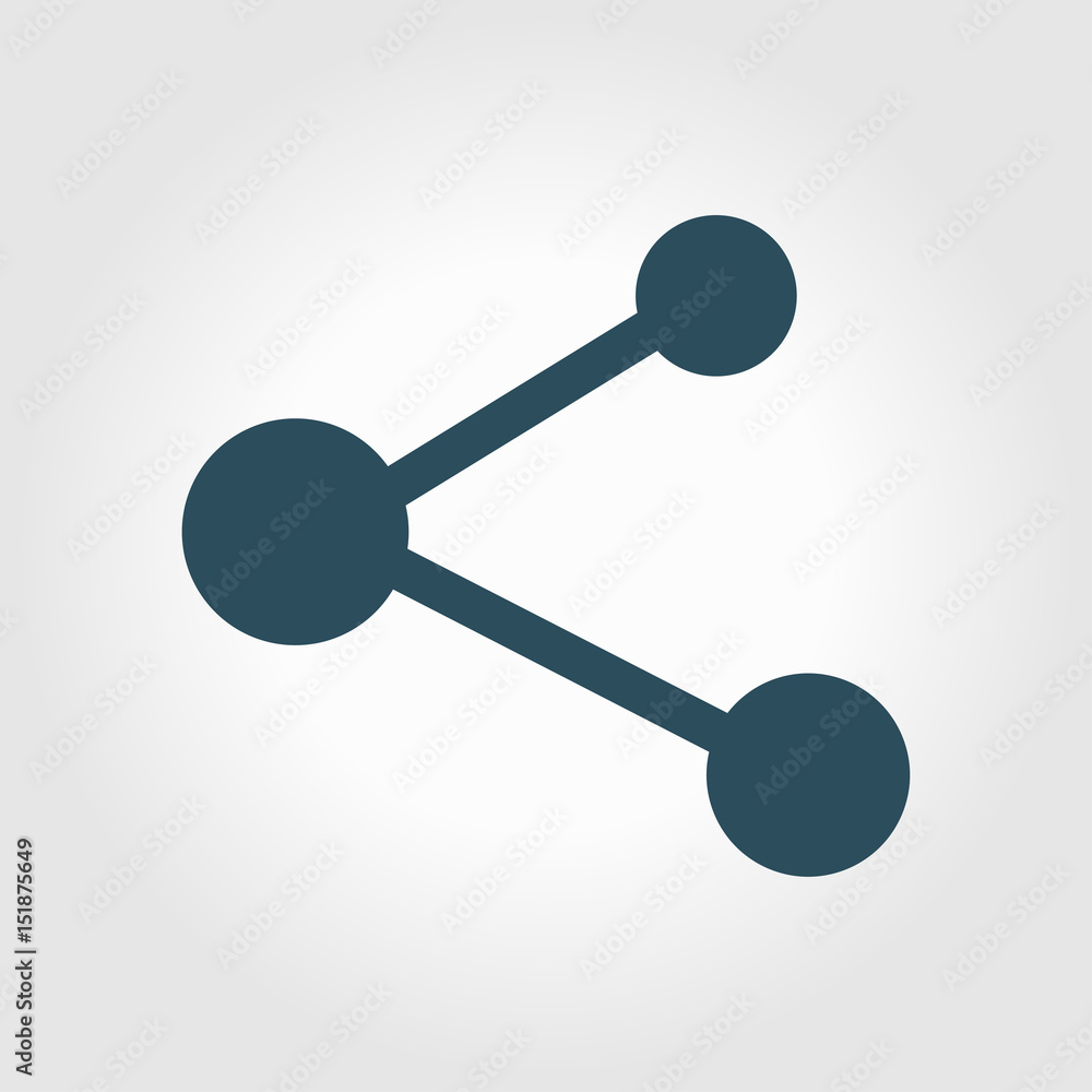 Share sign icon. Vector of flat design style. Share sign icon. Vector of flat design style.
