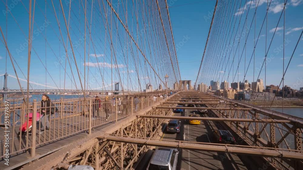 Wonderful Brooklyn Bridge - an important landmark of New York Wonderful Brooklyn Bridge - an important landmark of New York