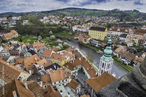 City of Cesky Krumlov in Czech Republic