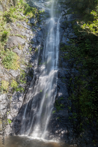 Waterfall near Coroico in Yungas mountains  Bolivia