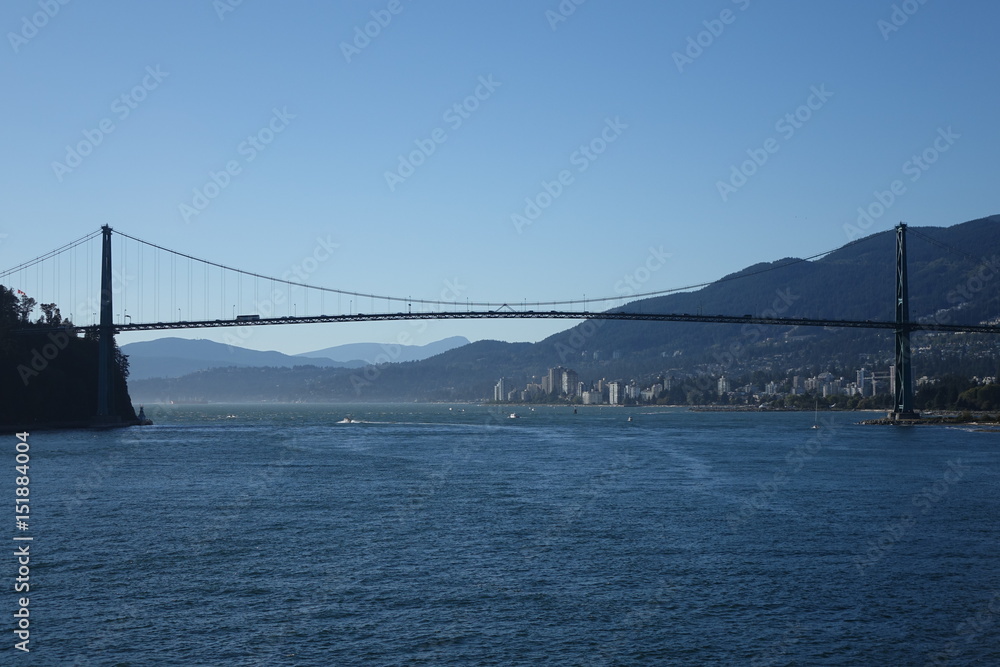 Bridge, Mountains and Bay