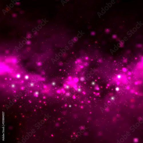 Wallpaper Mural Space vector background with stars. Universe illustration. Colored cosmos backdrop with stars claster. Torontodigital.ca