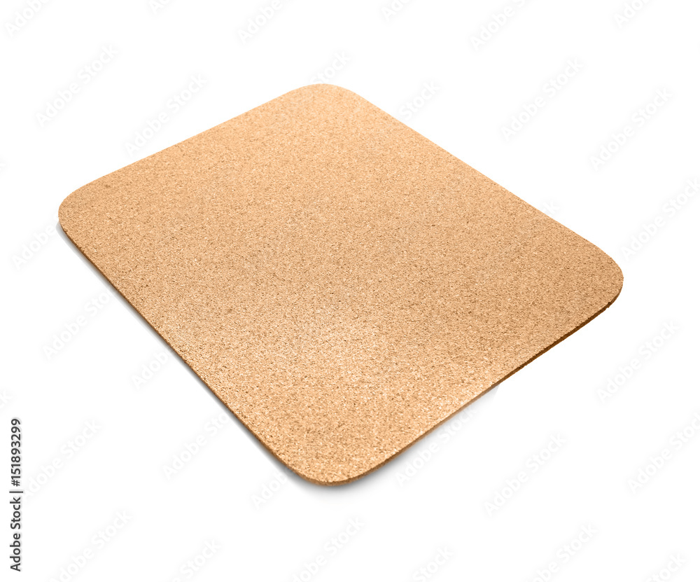 Blank mouse pad on white background Blank mouse pad on white background