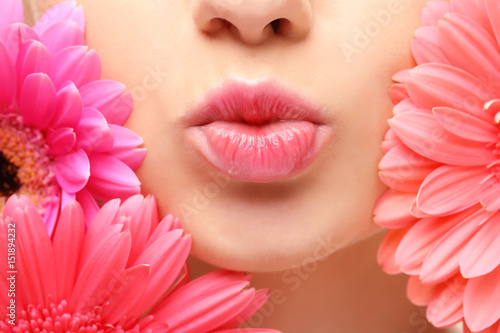 Face of beautiful young wom...