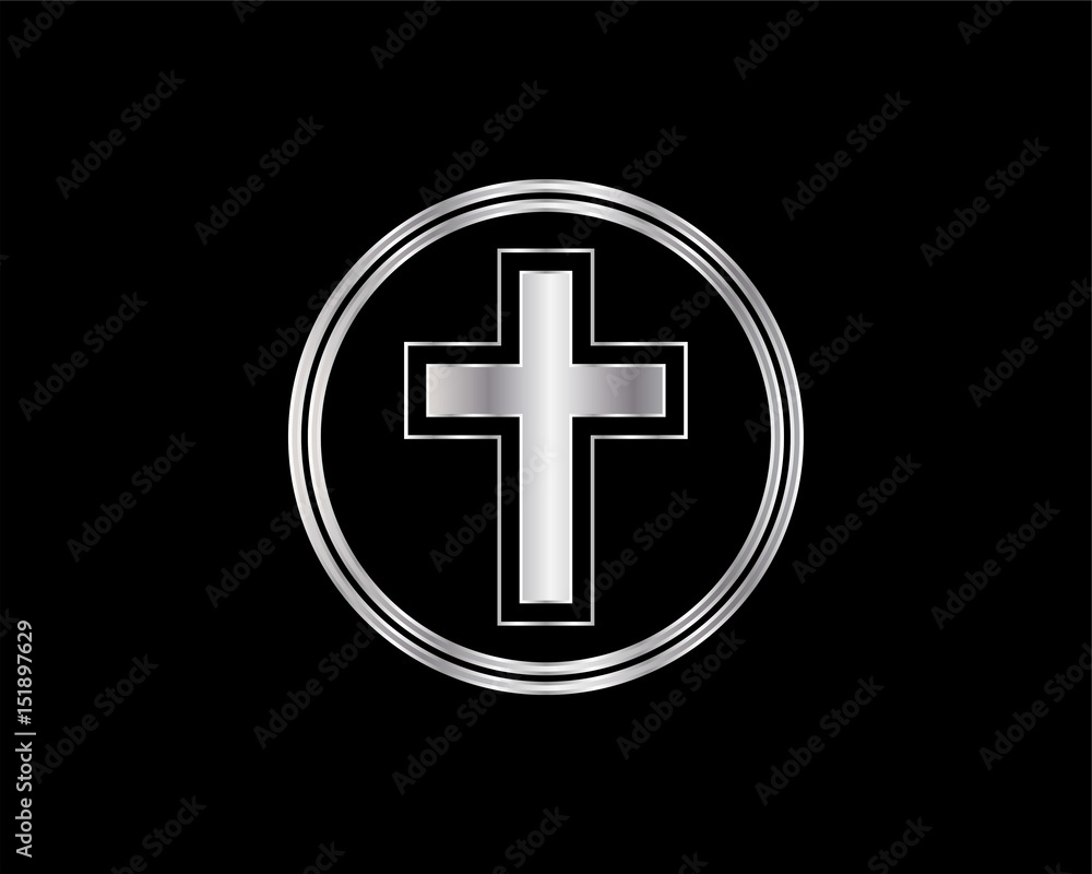 Fototapeta premium Silver Cross