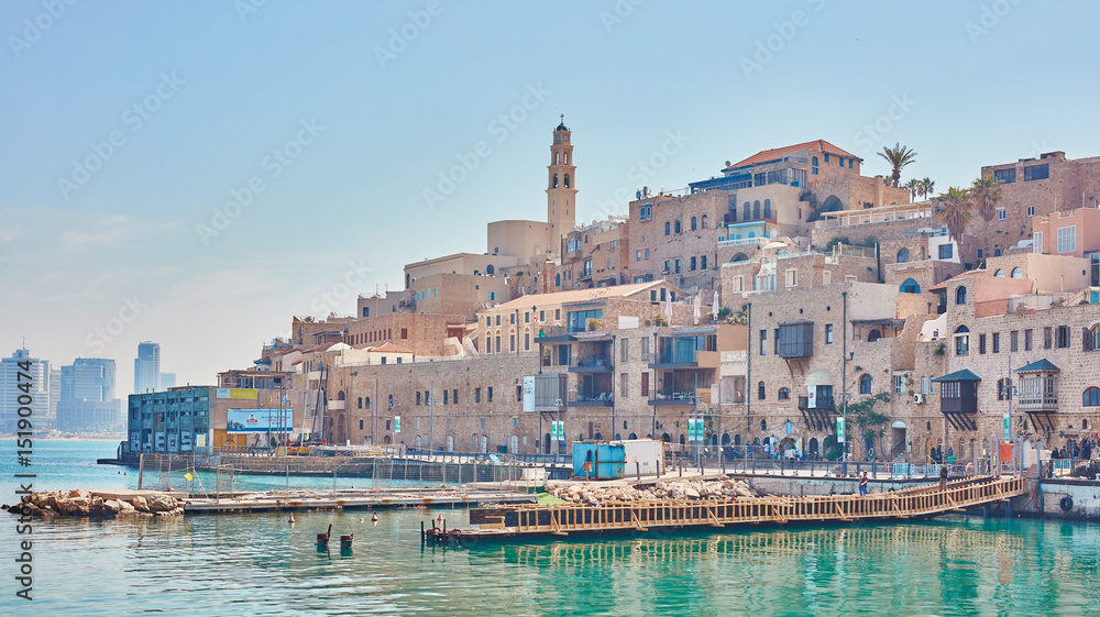 Jaffa old city, seaside view