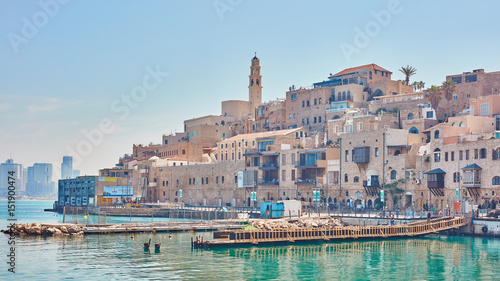 Jaffa old city, seaside view