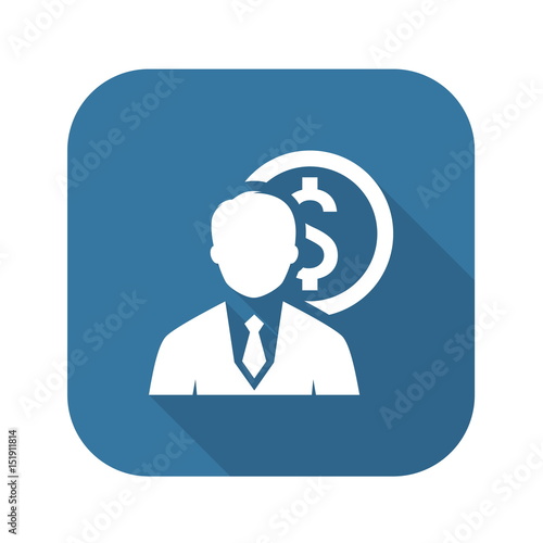 Value Icon. Business Concept. Flat Design.