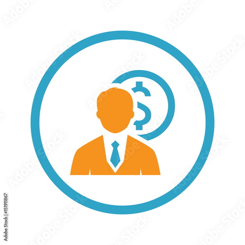 Value Icon. Business Concept. Flat Design.