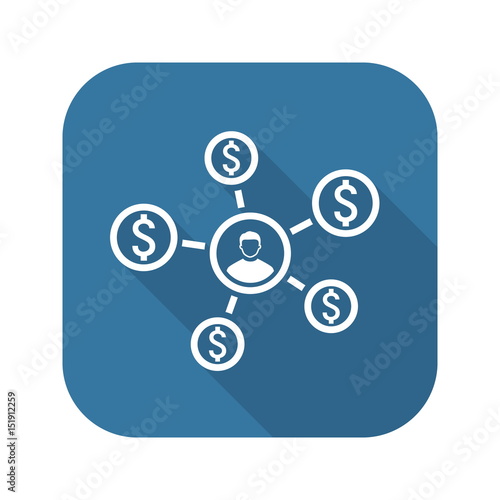 Personal Income Icon. Business Concept.