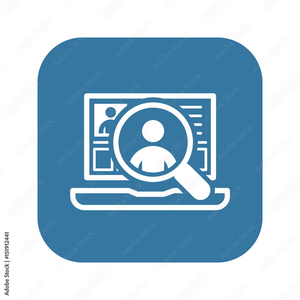 Recruitment Icon. Business Concept. Flat Design. Recruitment Icon. Business Concept. Flat Design.