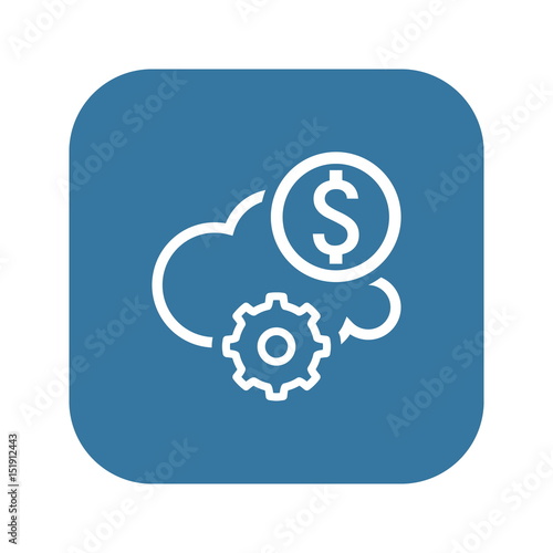 Cloud Mining Icon