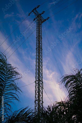 Power Tower Silhouette