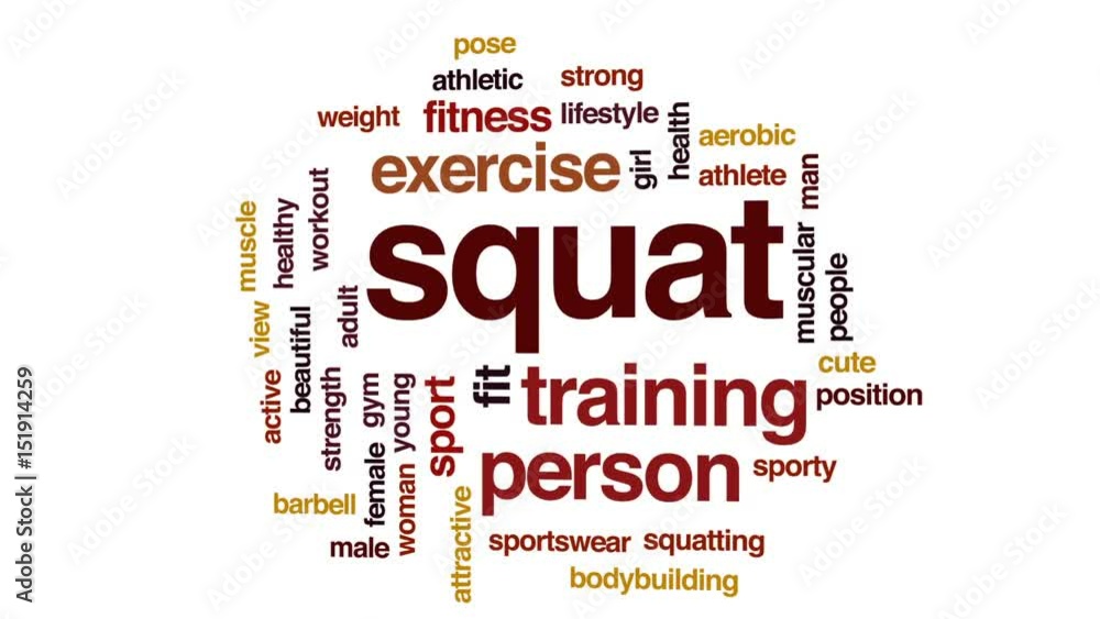 Squat animated word cloud, text design animation. Squat animated word cloud, text design animation.