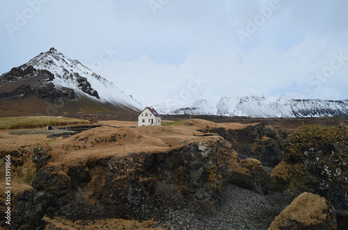 Beautiful Landscape of the Remote Village of Hellnar photo
