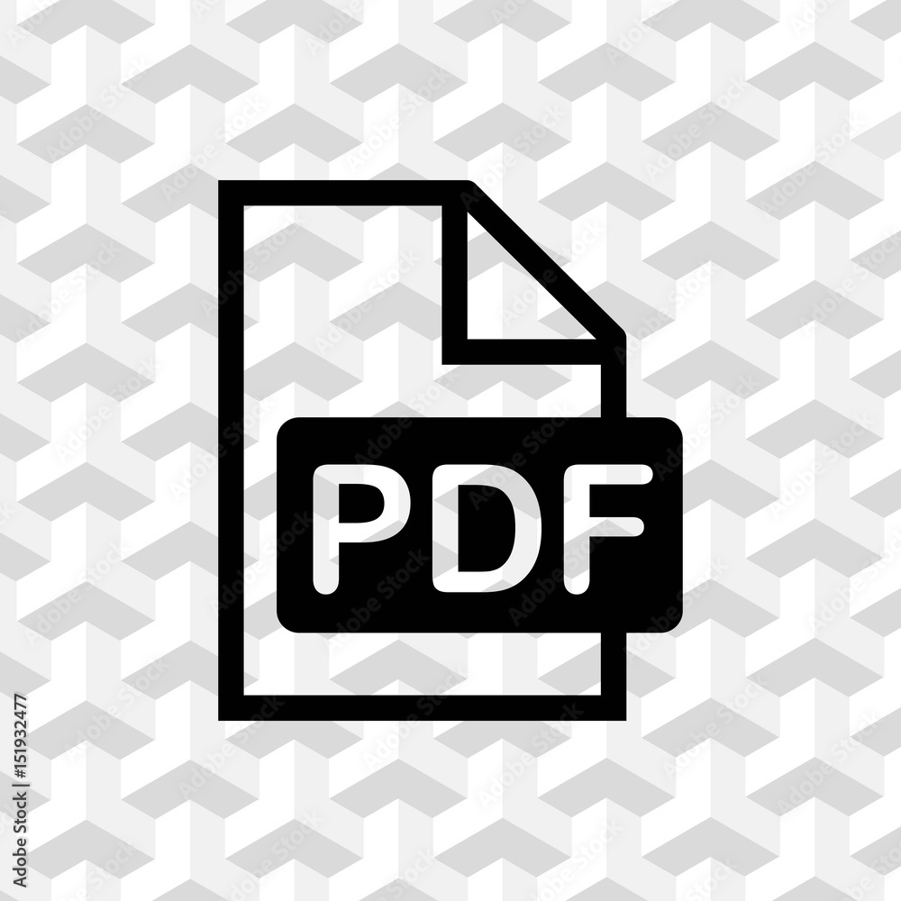 pdf icon stock vector illustration flat design pdf icon stock vector illustration flat design