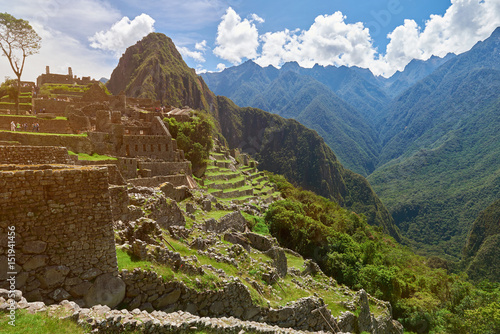 Inca ruins Machu Picchu