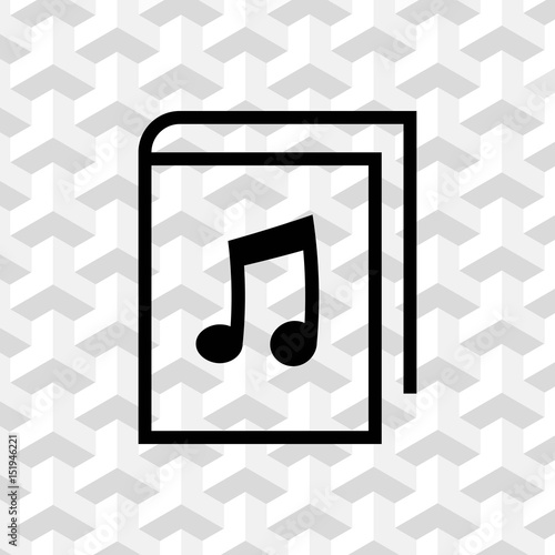 audiobook icon stock vector illustration flat design